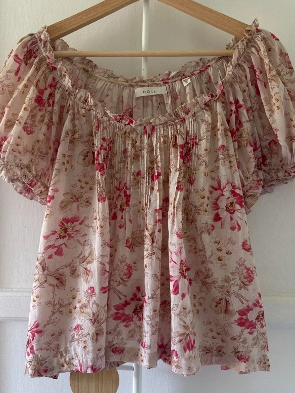 Doen Federica Blouse in Fleurs de Provence